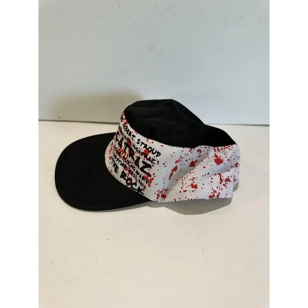 Vintage Alcatraz Federal Penitentiary‎ Snap Back Hat Cap red black White